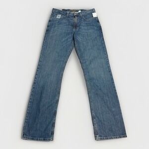 Cinch Silver Label Jeans 33x34 Slim Straight Leg Indigo Denim MB98034006